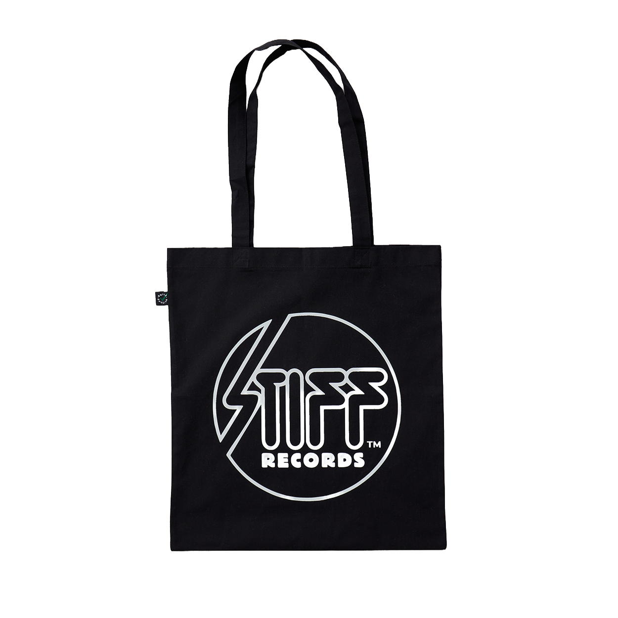 Stiff Records - Black Stiff Records Logo Tote Bag 