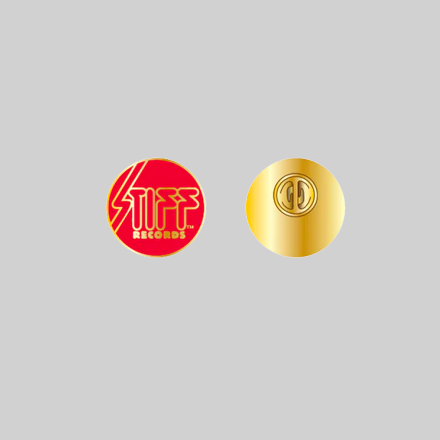 Stiff Records - Red Stiff Logo Pin Badge